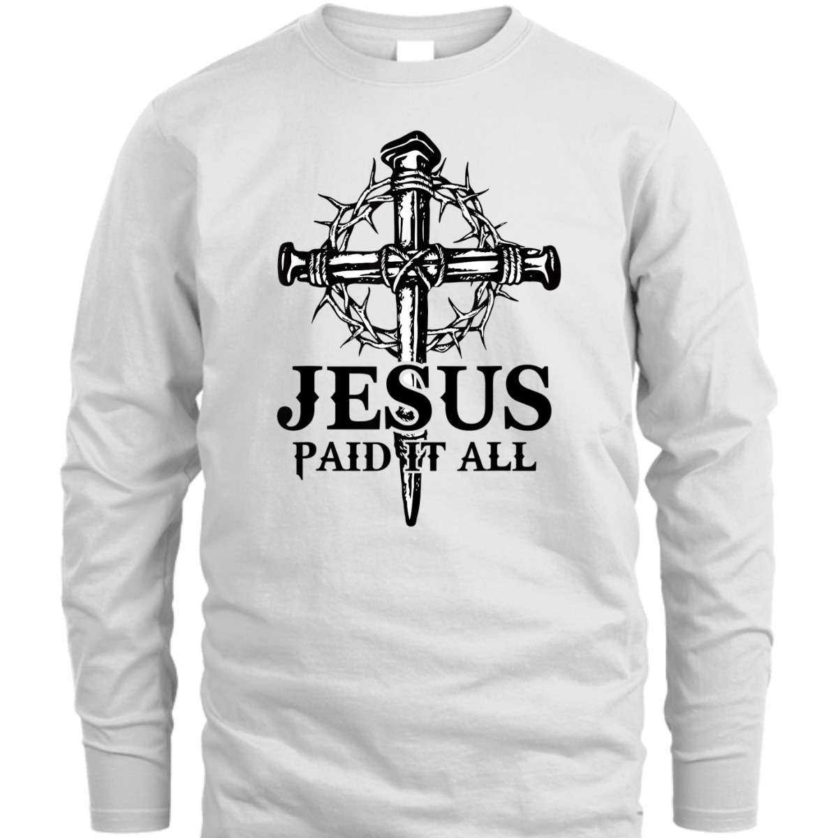 Jesus Paid It All Christian Cross T-Shirt Jesus Paid It All Christian Cross T-Shirt