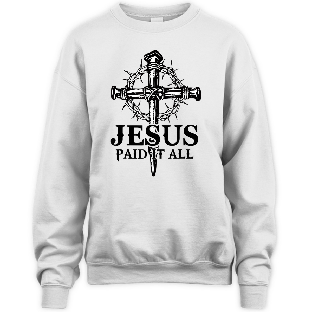 Jesus Paid It All Christian Cross T-Shirt Jesus Paid It All Christian Cross T-Shirt