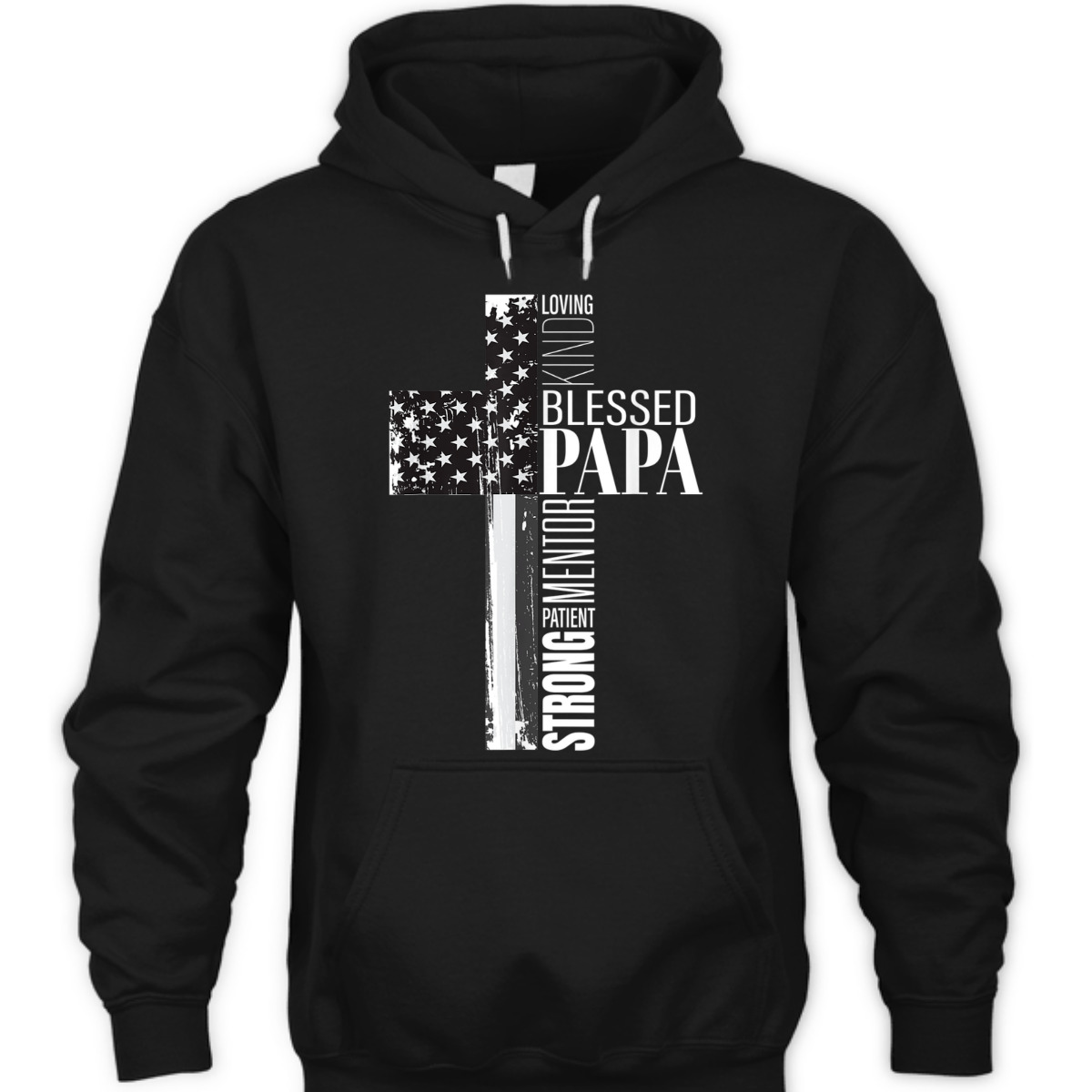 Blessed Papa American Flag Christian Religious Fathers Day Gift T-Shirt Blessed Papa American Flag Christian Religious Fathers Day Gift T-Shirt