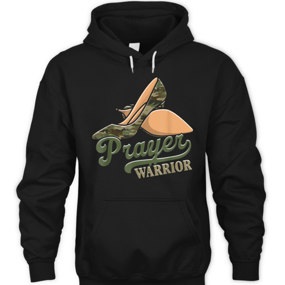 Camo Heels Prayer Warrior T-Shirt