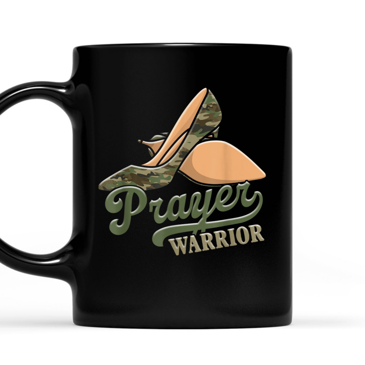 Camo Heels Prayer Warrior T-Shirt