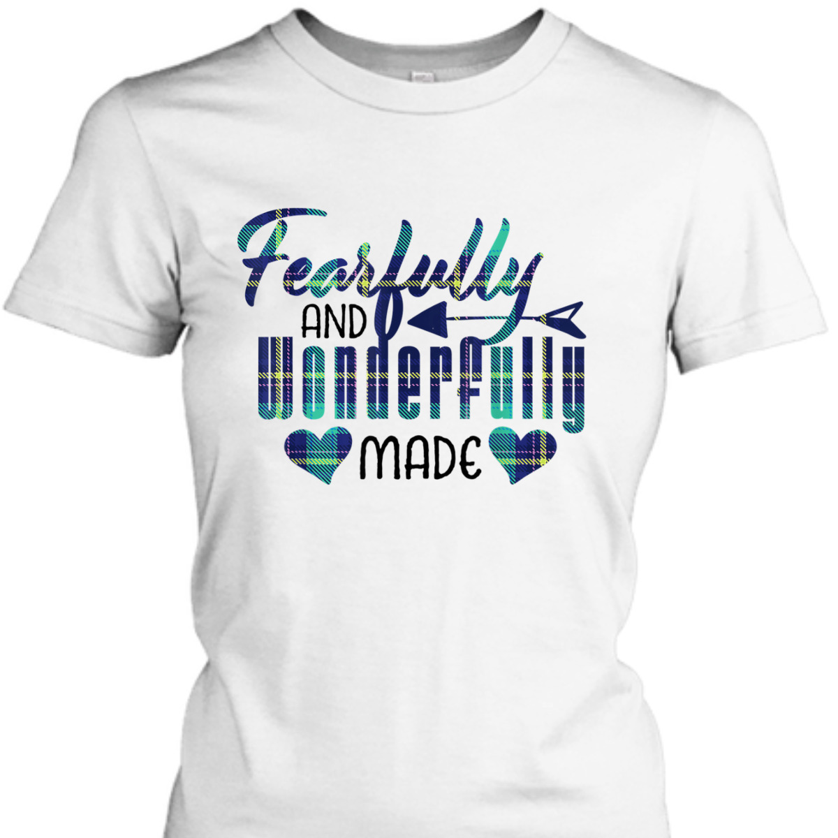 Christian Gift Fearfully Wonderfully Made T-Shirt Christian Gift Fearfully Wonderfully Made T-Shirt