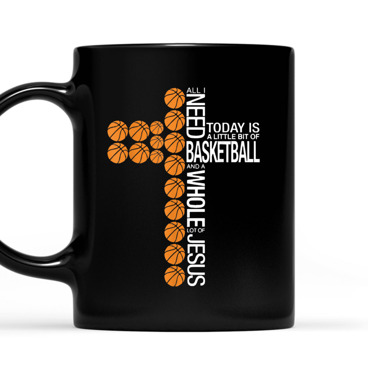 Basketball And Whole Lot Of Jesus T-Shirt Christian Basketball Lovers