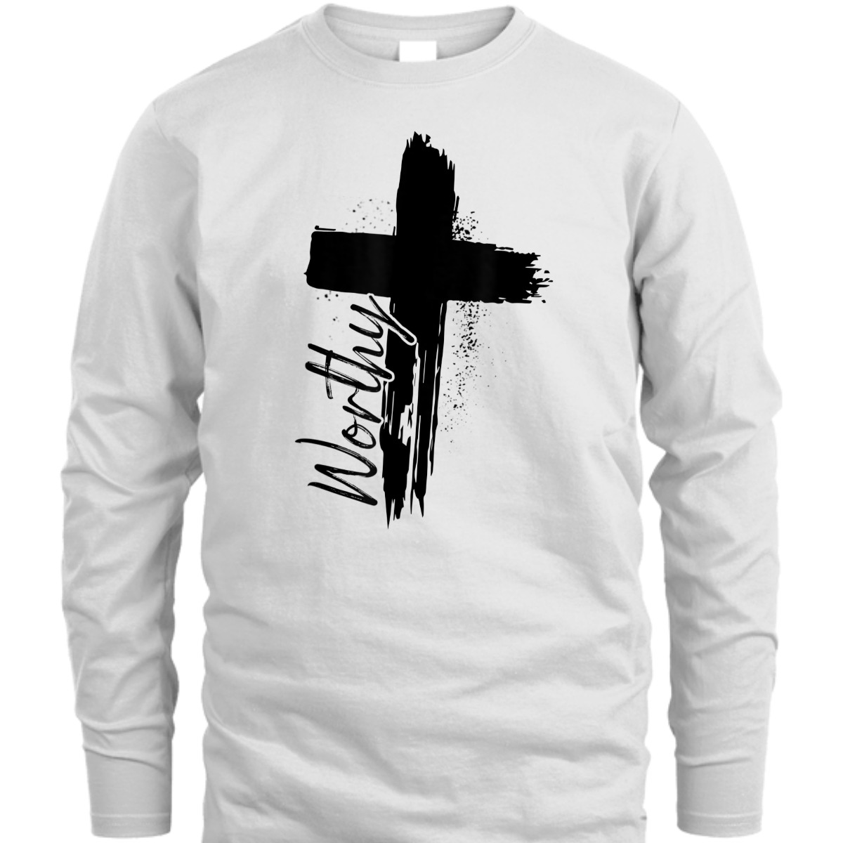 Worthy T-Shirt Cross Christian Faith God Lover Religious Gift Worthy T-Shirt Cross Christian Faith God Lover Religious Gift
