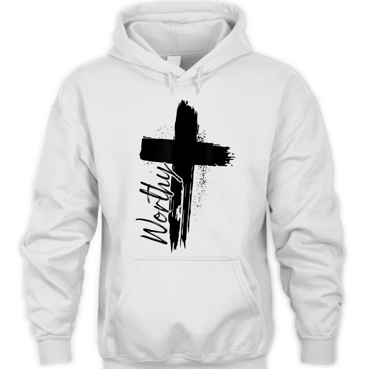 Worthy T-Shirt Cross Christian Faith God Lover Religious Gift