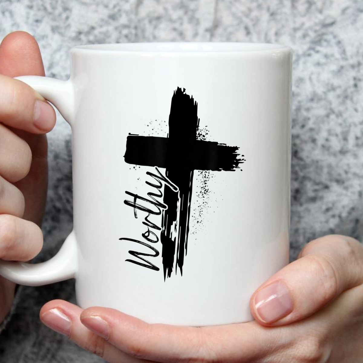 Worthy T-Shirt Cross Christian Faith God Lover Religious Gift Worthy T-Shirt Cross Christian Faith God Lover Religious Gift