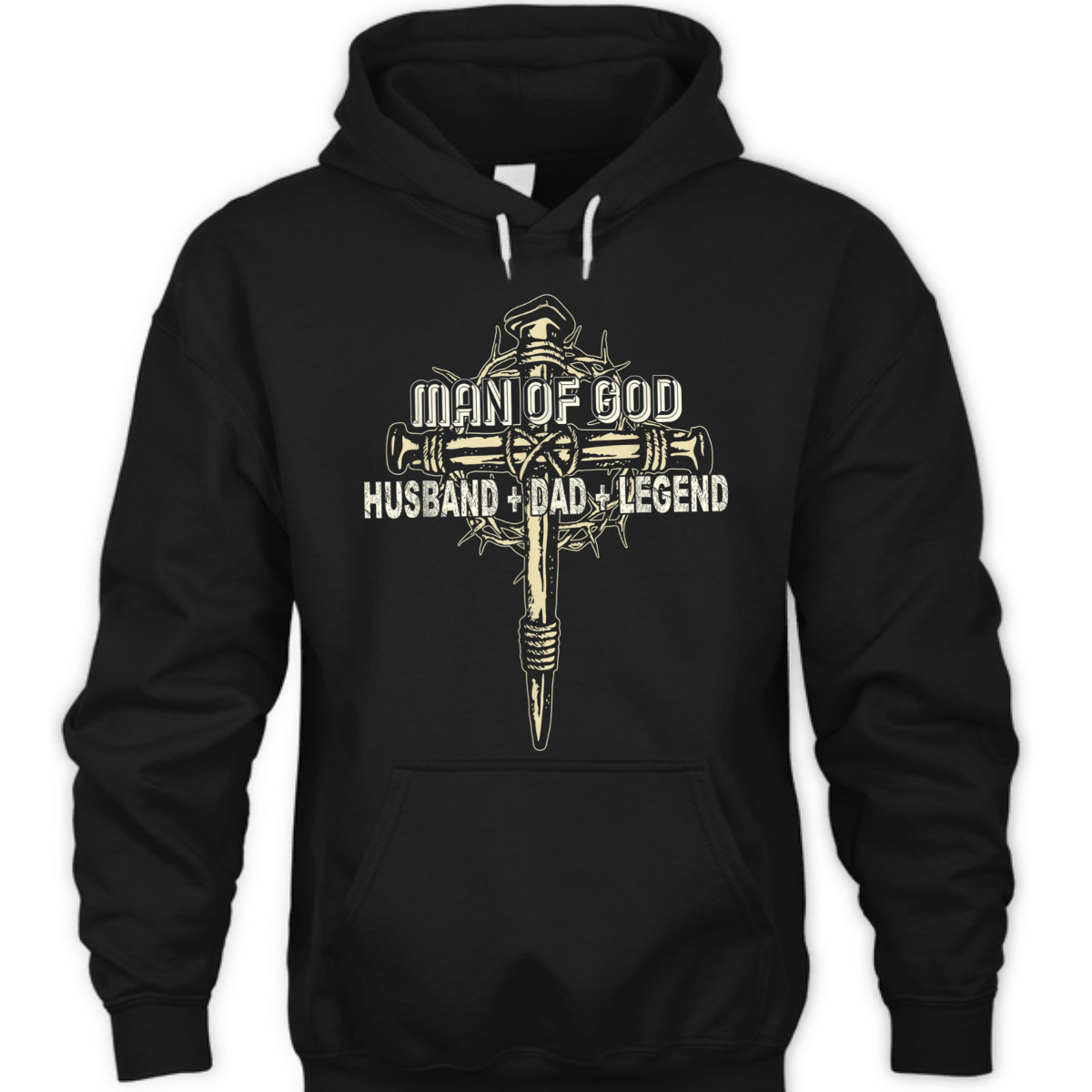 Man Of God Husband Dad T-Shirt Christian Cross Father's Day Gift Man Of God Husband Dad T-Shirt Christian Cross Father's Day Gift