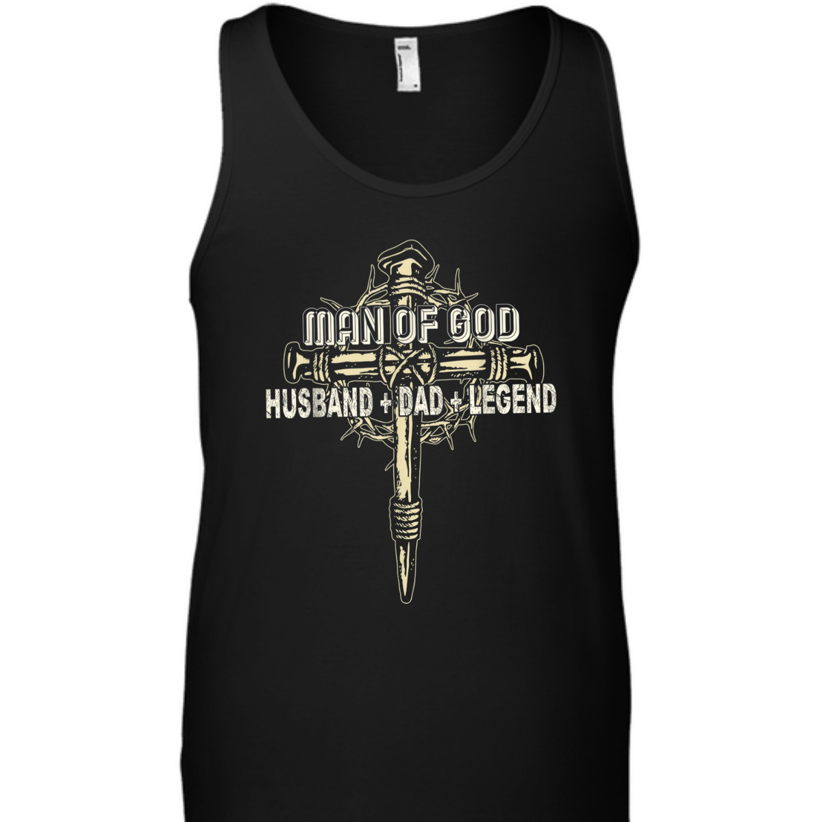 Man Of God Husband Dad T-Shirt Christian Cross Father's Day Gift Man Of God Husband Dad T-Shirt Christian Cross Father's Day Gift