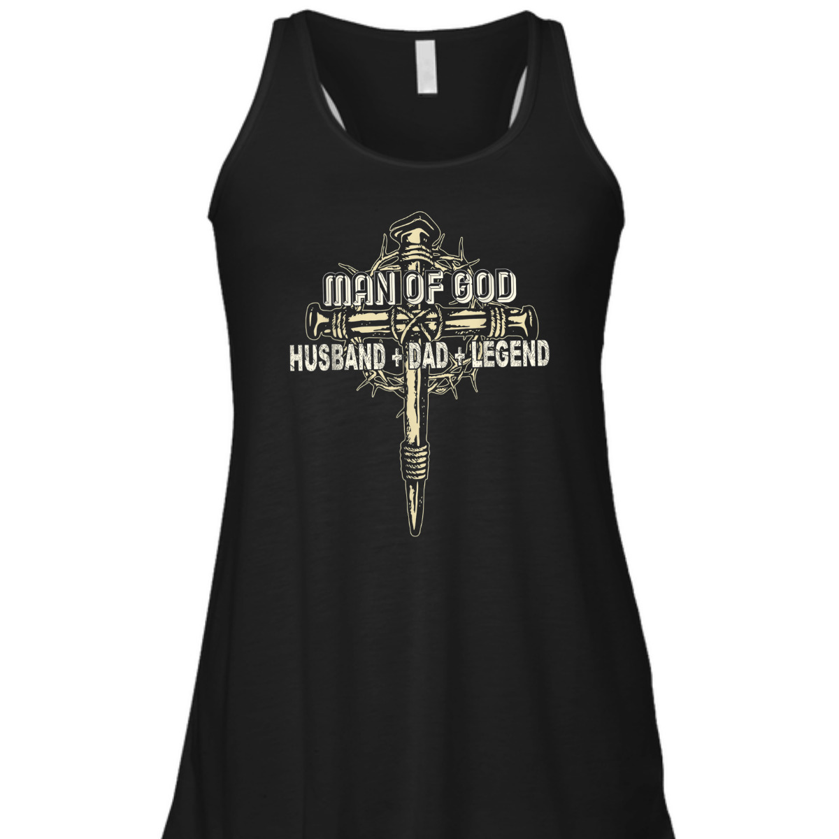 Man Of God Husband Dad T-Shirt Christian Cross Father's Day Gift Man Of God Husband Dad T-Shirt Christian Cross Father's Day Gift