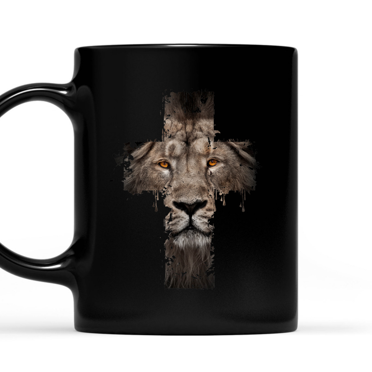 Religious Jesus The Lion Of Judah Cross Retro T-Shirt Religious Jesus The Lion Of Judah Cross Retro T-Shirt