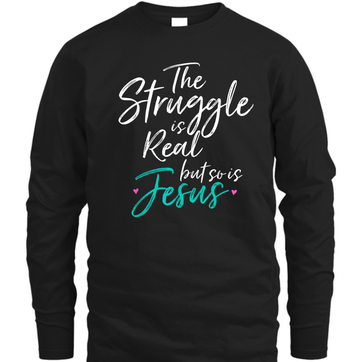 Vintage T-Shirt The Struggle Is Real But So Is Jesus Vintage T-Shirt The Struggle Is Real But So Is Jesus
