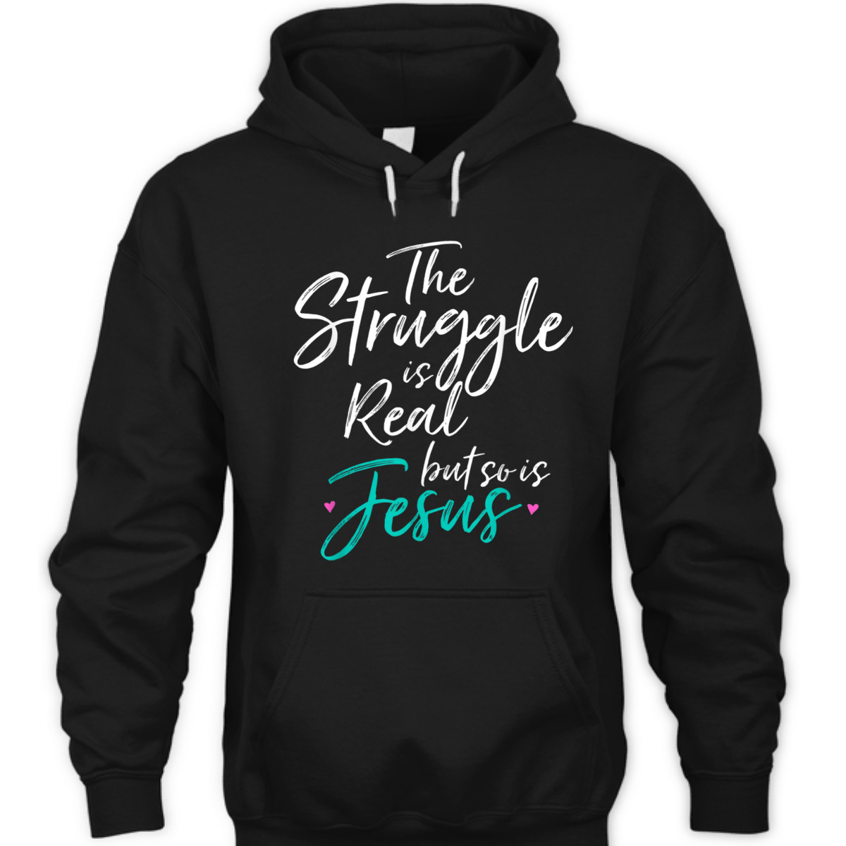 Vintage T-Shirt The Struggle Is Real But So Is Jesus