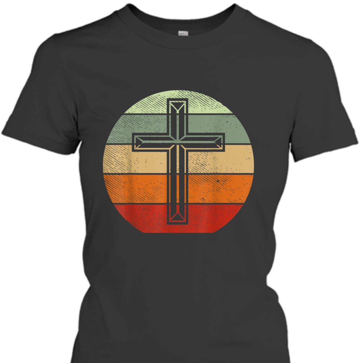 Jesus Retro Cross Christ God Faith Religious Christian T-Shirt Jesus Retro Cross Christ God Faith Religious Christian T-Shirt