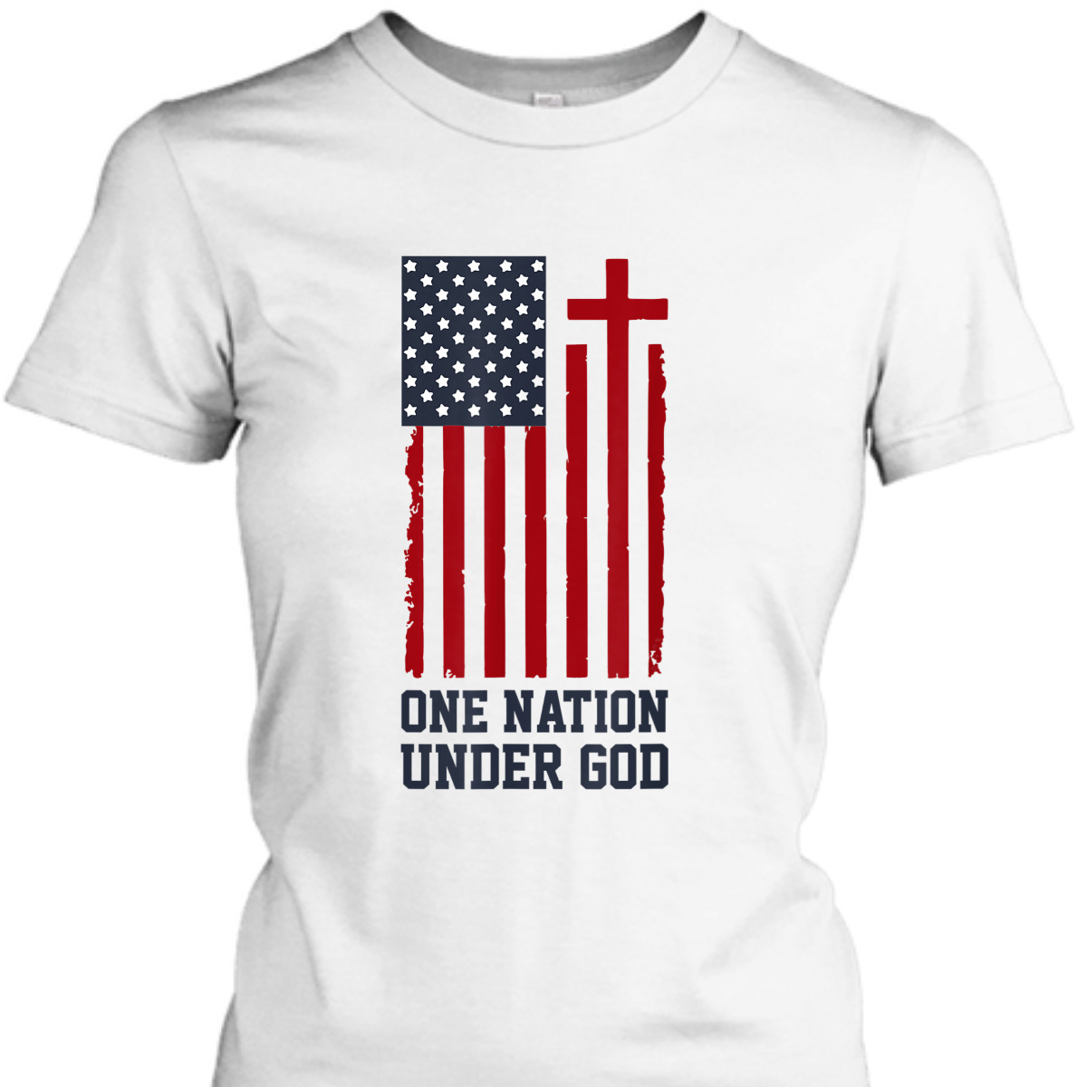 American Flag One Nation Under God 4th Of July Independence Day T-Shirt American Flag One Nation Under God 4th Of July Independence Day T-Shirt