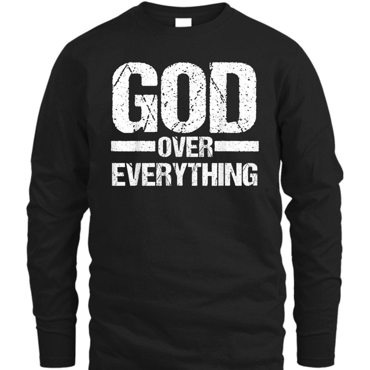 God Over Everything T-Shirt Christian Faith Church Pastor Gift