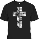 Iron Sharpens Iron Proverbs 27:17 Bible Verse T-Shirt Christian Religion Gift Iron Sharpens Iron Proverbs 27:17 Bible Verse T-Shirt Christian Religion Gift