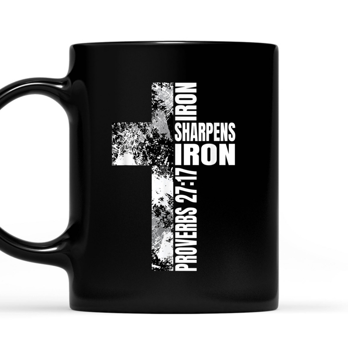 Iron Sharpens Iron Proverbs 27:17 Bible Verse T-Shirt Christian Religion Gift