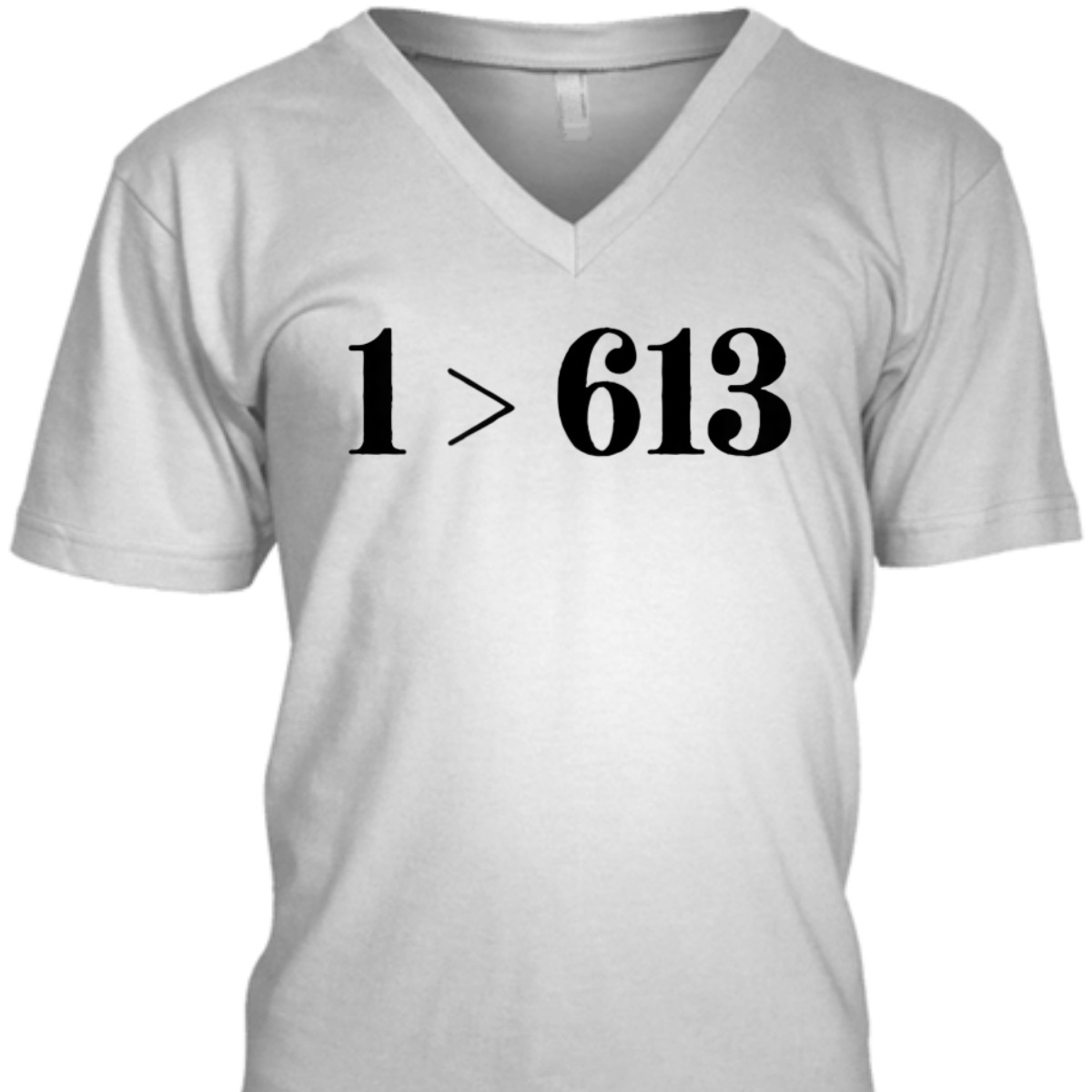 Only 1 > 613 Love Is Greater Novelty T-Shirt