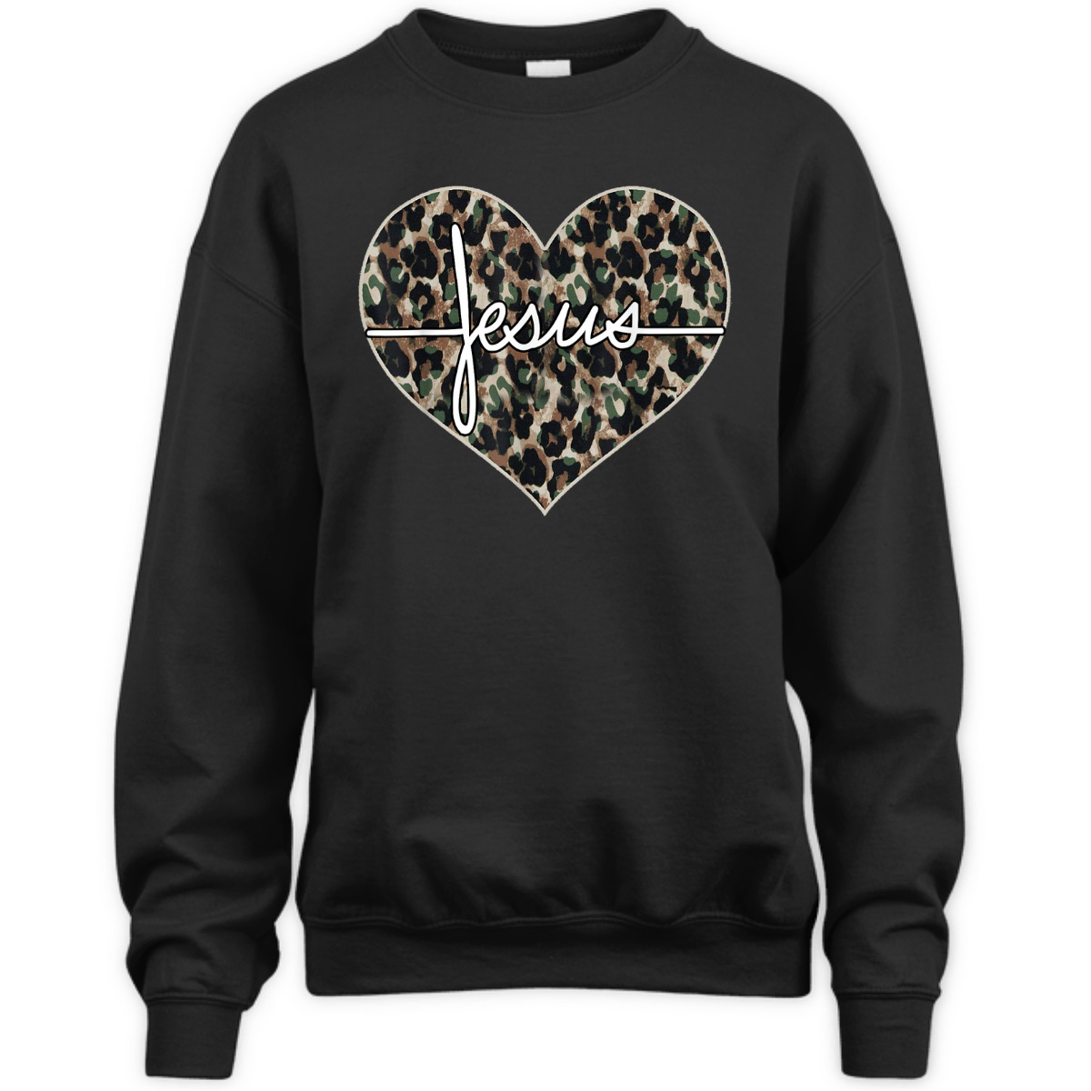 Jesus Cross Leopard Cheetah T-Shirt