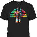 Jesus Christian Cross Tie Dye Rainbow Religious T-Shirt